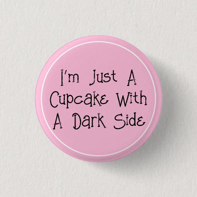 Dark Cupcake Pastel Goth 3 Cm Round Badge (Front)
