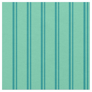 Dark Cyan & Aquamarine Coloured Pattern Fabric