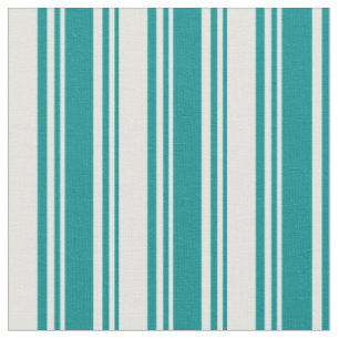 Dark Cyan & Light Cyan Stripes Fabric