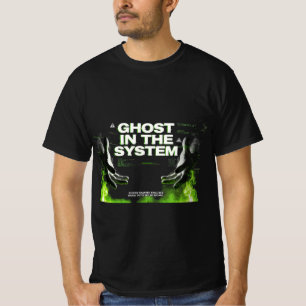 Dark Cyberpunk Glitch Hacker Graphic Tee