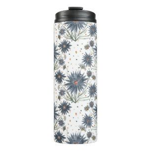 Dark Daisies Thermal Tumbler