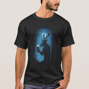 Dark Demonic Wendigo Devil Drinking Beer Mug Hallo T-Shirt
