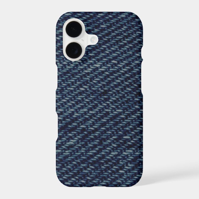 Dark Denim iPhone 17 Case – Sleek Protective Cover (Back)