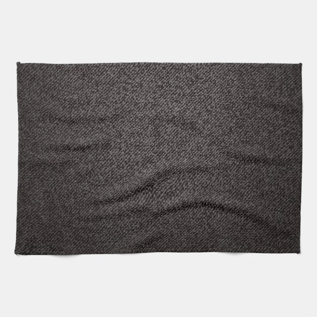 Dark denim texture tea towel (Horizontal)