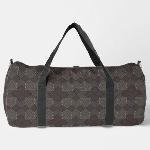 Dark Diamonds Pattern Duffle Bag