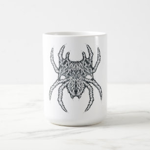 Dark Discipline Spider Athletic Gothic Emblem Coffee Mug
