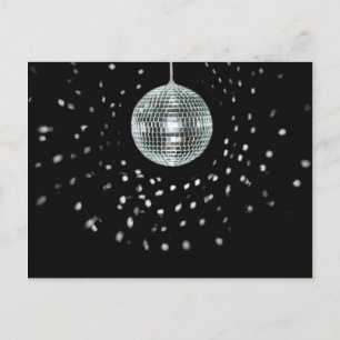 Dark Disco Ball Postcard
