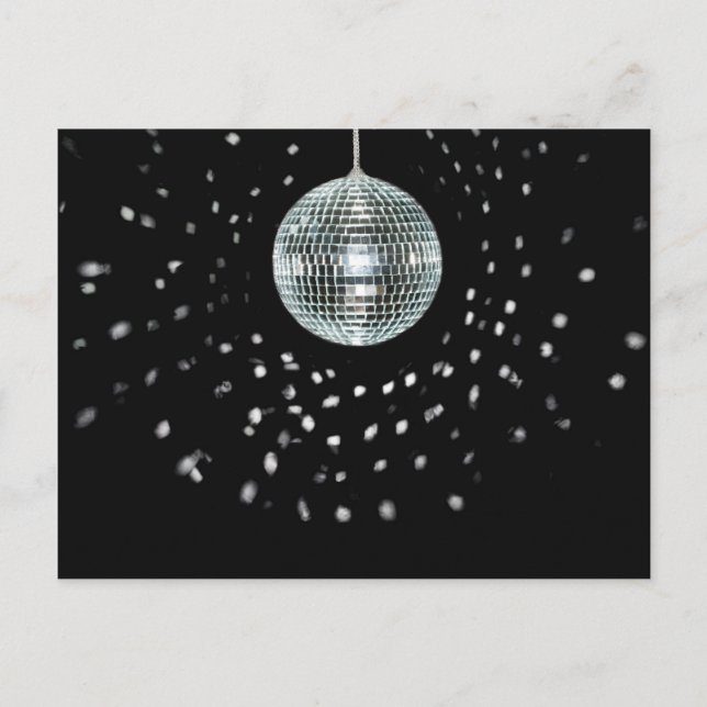 Dark Disco Ball Postcard (Front)
