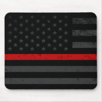 Dark Distressed Fire Fighter Flag