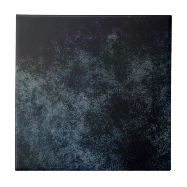 Dark Distressed Grunge Texture Ceramic Tile (Front)