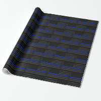 Dark Distressed Police Style American Flag