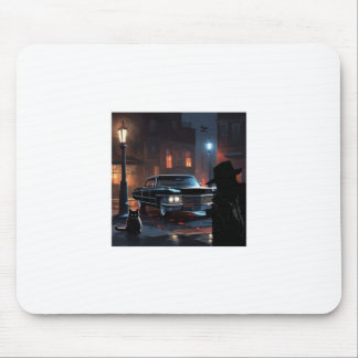 Dark District Sticker Mouse Pad