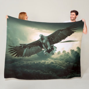 DARK EAGLE FLEECE BLANKET