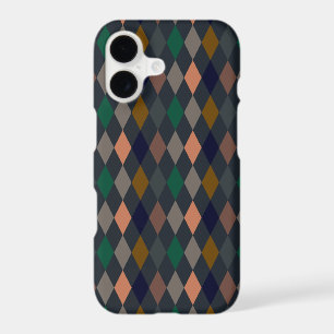 Dark Earth Woodlands Harlequin Diamonds