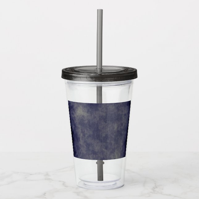 Dark Edge Grunge Acrylic Tumbler (Front)