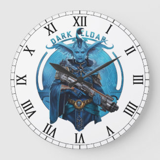 Dark Eldar Fantasy Gaming Wall Clock – Blue Warrio