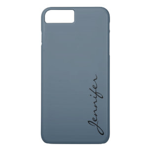Dark electric blue colour background iPhone 8 plus/7 plus case