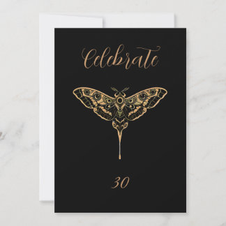Dark Elegance-Editable Text Holiday Card