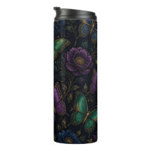 Dark Elegant Butterfly Pattern