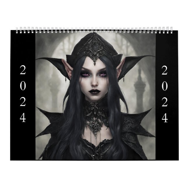 Dark Elf Calendar (Cover)