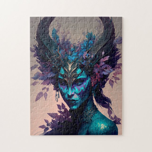 Dark Elf Fantasy Art Jigsaw Puzzle (Vertical)