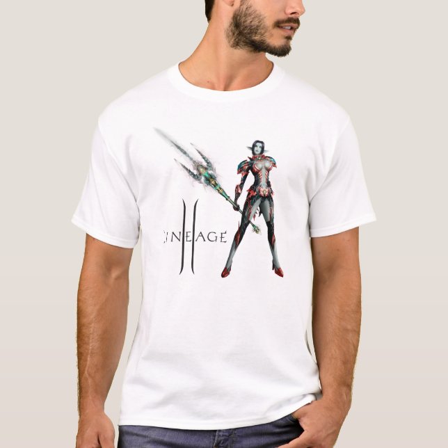 Dark elf Female Lineage 2 T-Shirt (Front)