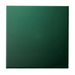 DARK EMERALD (a dark green design with fade) ~ Ceramic Tile