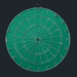 Dark Emerald Green Blue Solid Colour Design  Dartboard<br><div class="desc">Classic vintage retro Classic Dark Emerald Green Blue solid coloured decor for home and gifts. Classic Dark Emerald Green colour home decor and accessories. Trendy Dark Emerald Green colour fashion,  emerald bluish green colour design.</div>