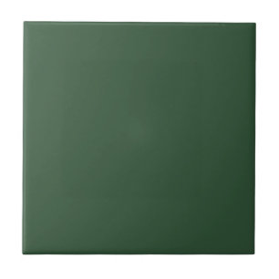 Dark Emerald Green Solid Colour Ceramic Tile