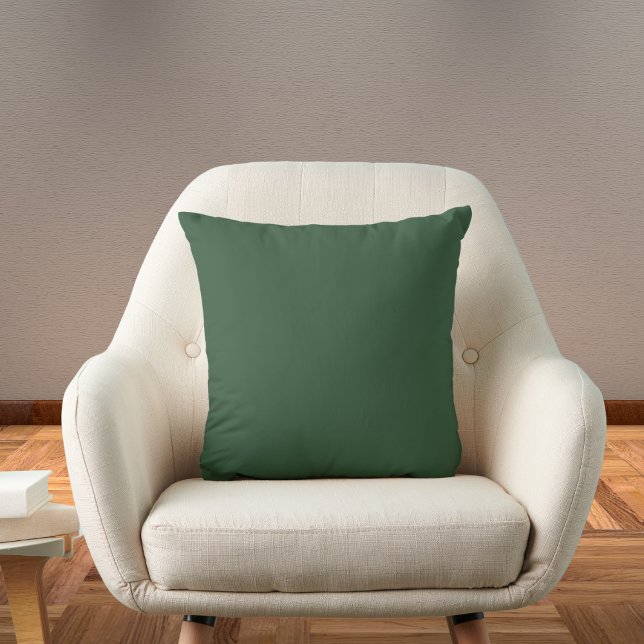 Dark Emerald Green Solid Colour Cushion (Creator Uploaded)