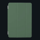 Dark Emerald Green Solid Colour iPad Mini Cover<br><div class="desc">A rich and earthy shade of forest green. This colour evokes the dense foliage of ancient woodlands and the refreshing scent of pine. This sophisticated green is known for depth and elegance. This timeless hue offers a harmonious blend of calm and vibrancy. Elevate your space with the understated charm of this lush green shade.</div>
