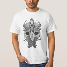Dark Ethereal Warrior Mask Illustration
