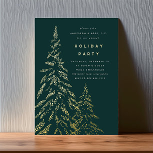 Dark Evergreen Business or Corporate Holiday Party