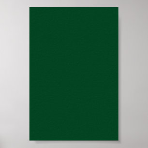 Dark Evergreen Green Background on a Poster