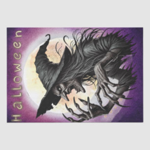 Dark Evil Witch Tissue Paper