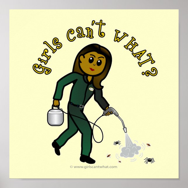 Dark Exterminator Girl Poster (Front)