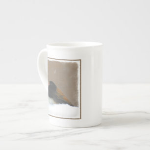 Dark-Eyed Junco Painting - Original Bird Art Bone China Mug