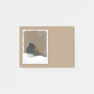 Dark-Eyed Junco Painting - Original Bird Art Post-it Notes