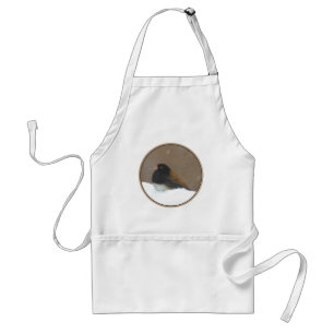 Dark-Eyed Junco Painting - Original Bird Art Standard Apron