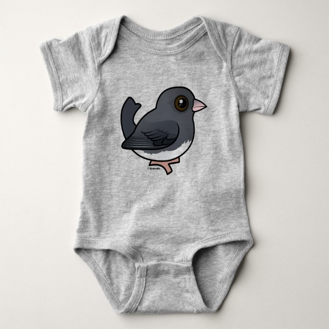 Dark-eyed Junco (slate-coloured) Baby Bodysuit (Front)