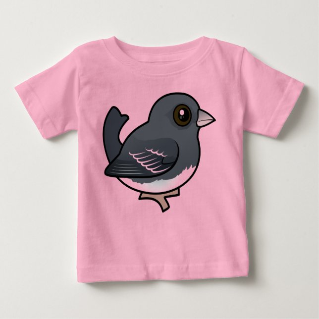 Dark-eyed Junco (white-winged) Baby T-Shirt (Front)