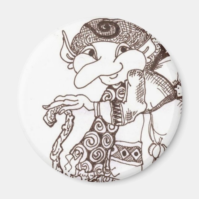 Dark Faerie Baba Magnet (Front)