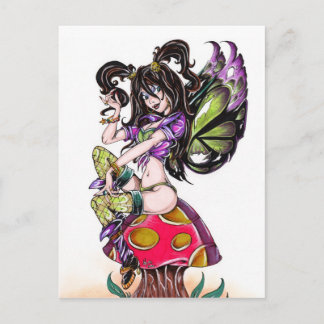 Dark Faerie Calista Postcard