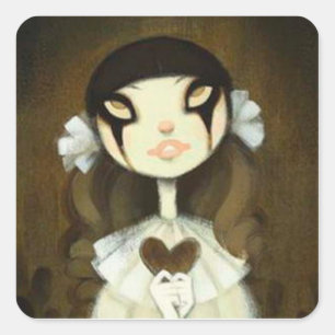 Dark Fairy Tale Character 1 Square Sticker