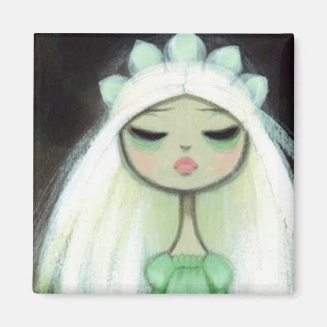 Dark Fairy Tale Character 9 - Sad Princess Magnet (Front)