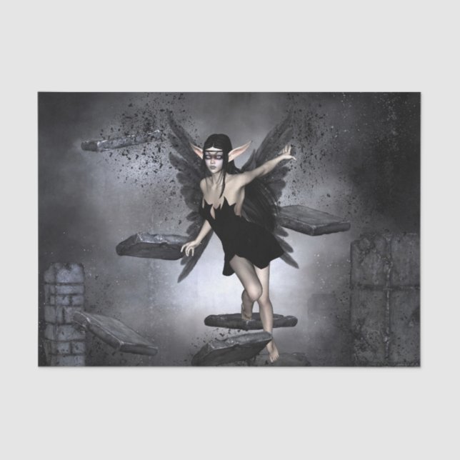 Dark fairy tissue paper (Front)