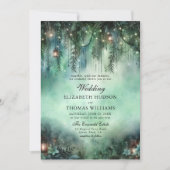 Dark Fairytale Wedding Enchanted Forest Theme Invitation | Zazzle