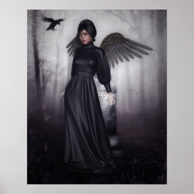 Dark Fallen Angel poster (Front)