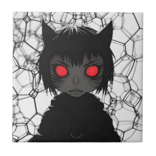 Dark Fantasy Anime Gothic Ceramic Tile