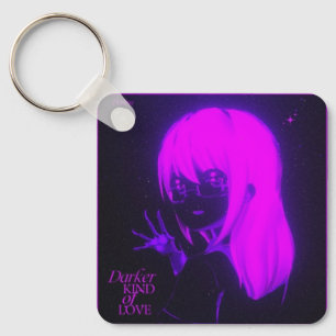 Dark Fantasy Anime Manga Style Double Sided Key Ring